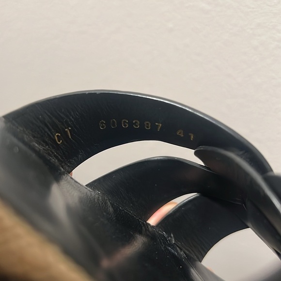 Saint Laurent Tribute Nu Pieds sandals with box, size 41 just resoled! - Picture 10 of 12